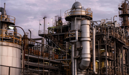 Oil and gas refinery